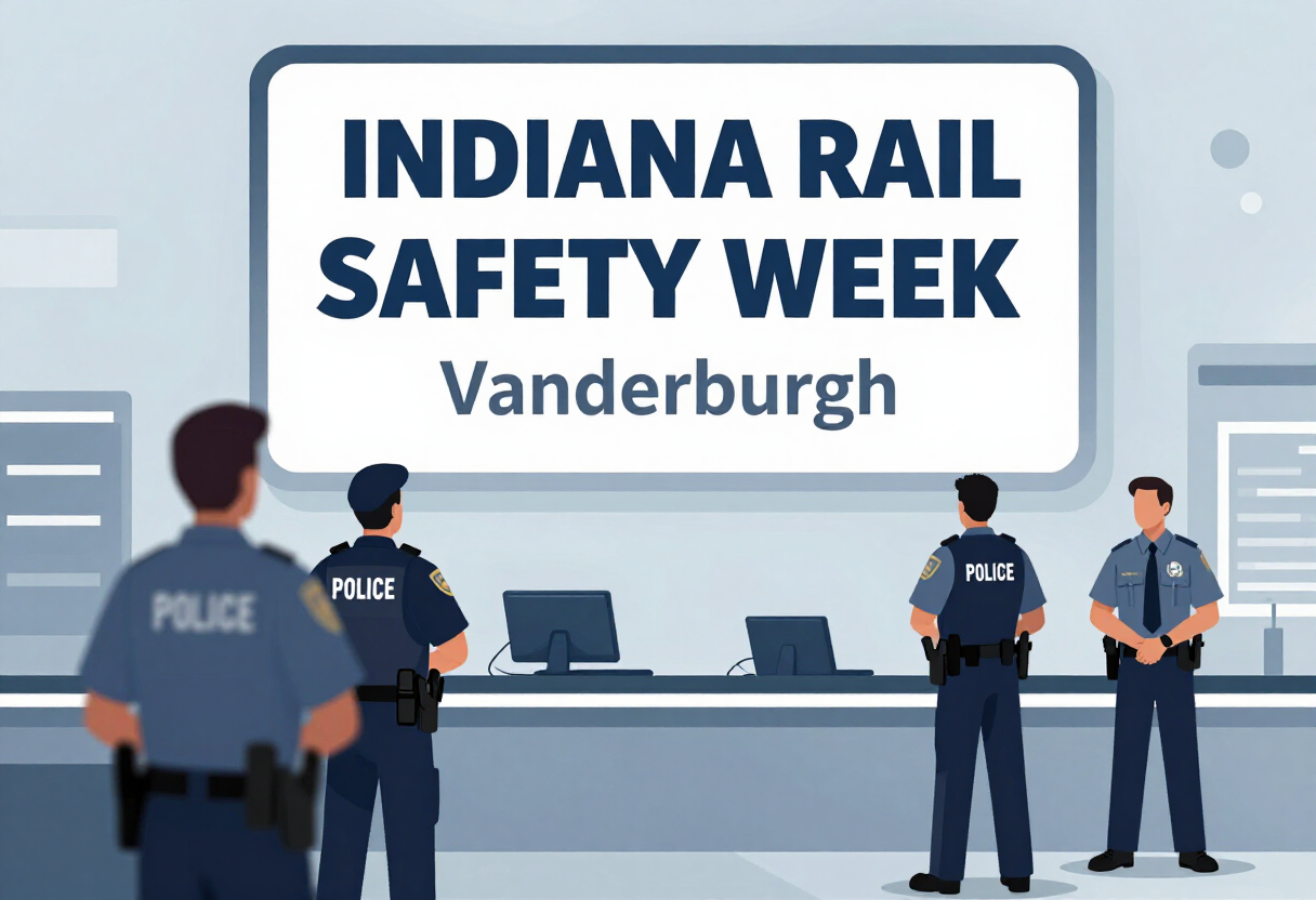 INDIANA RAIL SAFETY WEEK: Vanderburgh Co. deputies to ticket, not warn, drivers at railroad crossings - KCBD