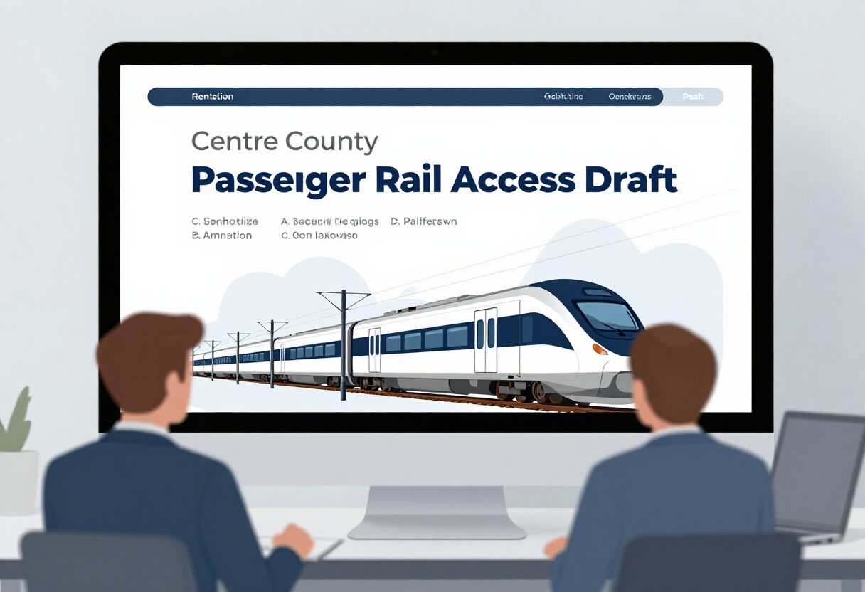 Centre County Passenger Rail Access Draft Study Complete, Open for Public Comment - StateCollege.com