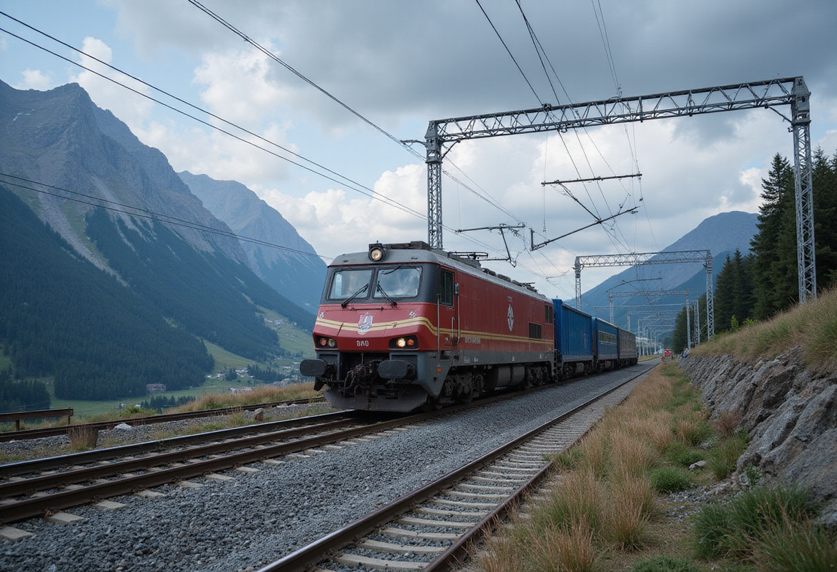 Transalpine rail freight in Switzerland grows, but infrastructure remains a challenge