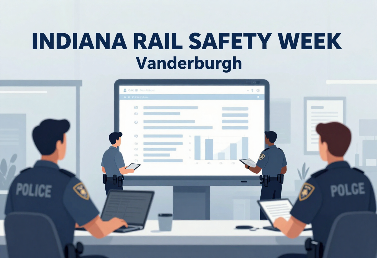 INDIANA RAIL SAFETY WEEK: Vanderburgh Co. deputies to ticket, not warn, drivers at railroad crossings - KBTX News 3