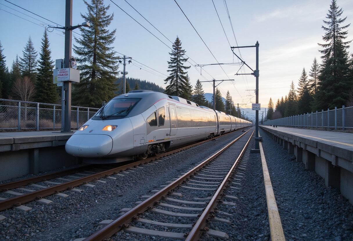 Cascadia high-speed rail project moves forward with potential routes - My Edmonds News