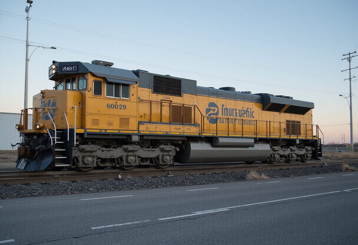 Union Pacific Begins Testing Battery-Electric Locomotives in California - Railway-News