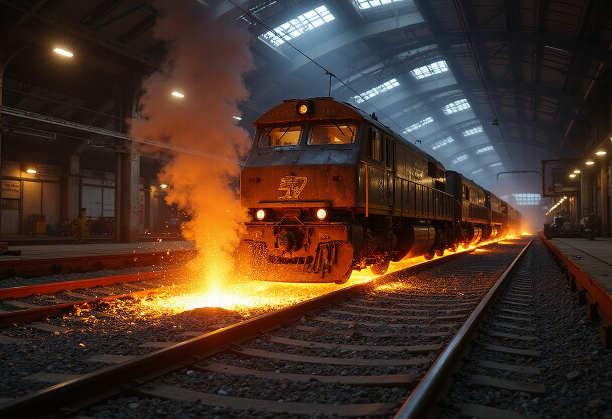 Rail freight gains ride steelmaking, energy sectors - Yahoo Finance